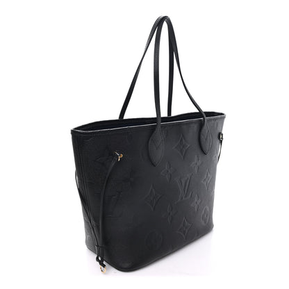 Louis Vuitton Empreinte Monogram Giant Neverfull MM Black 3 of 9