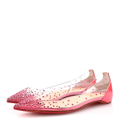 Christian Louboutin PVC Degrastrass Flats 37.5 Version Florida 4 of 9