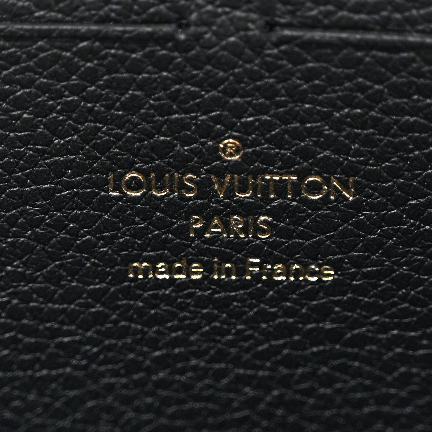 Louis Vuitton Empreinte Monogram Giant Clemence Wallet Black Beige 6 of 7