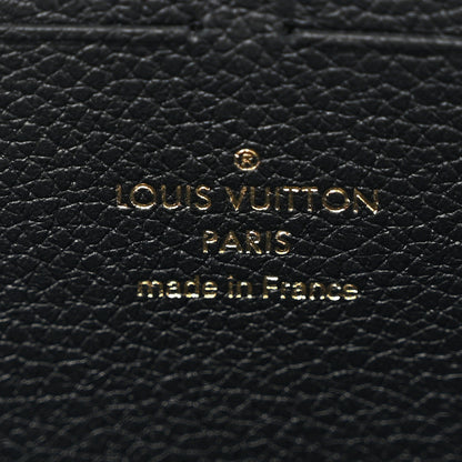 Louis Vuitton Empreinte Monogram Giant Clemence Wallet Black Beige 6 of 7