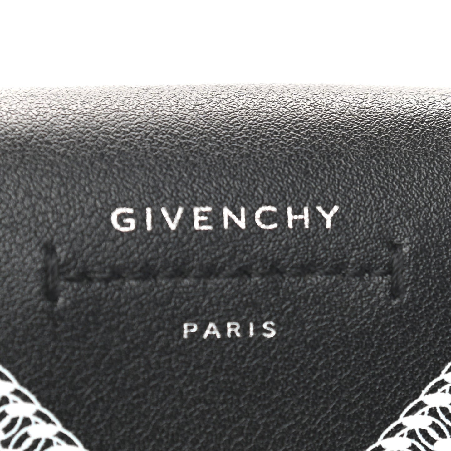 Calfskin Wing Card Case Black