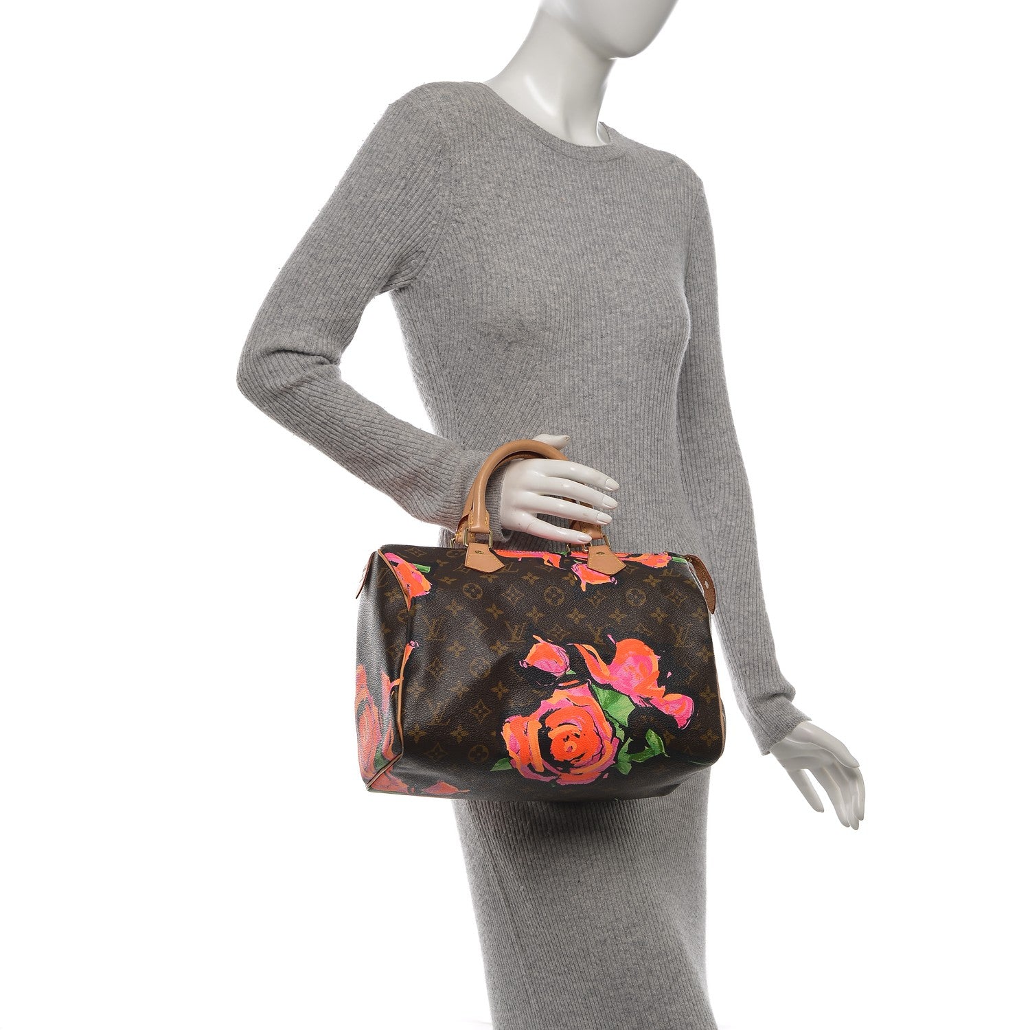 Louis Vuitton Monogram Roses Speedy 30 2 of 7