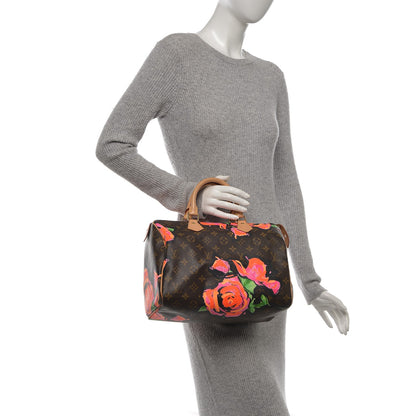 Louis Vuitton Monogram Roses Speedy 30 2 of 7