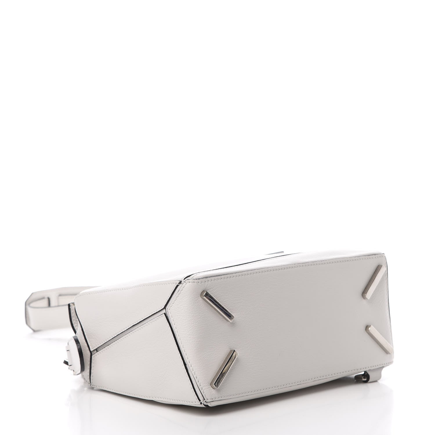 Loewe Calfskin Small Puzzle Bag White 5 of 12