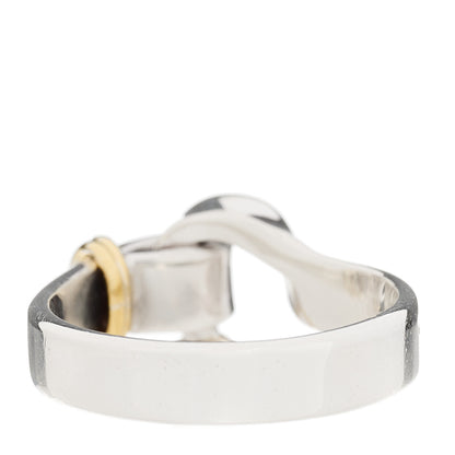 Tiffany Sterling Silver 18K Yellow Gold Hook Ring 52 6 2 of 4