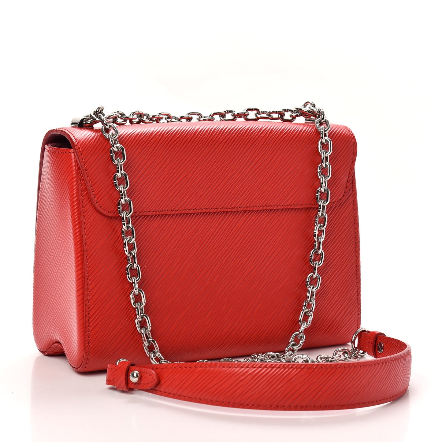 Epi Twist Shoulder Bag MM Coquelicot