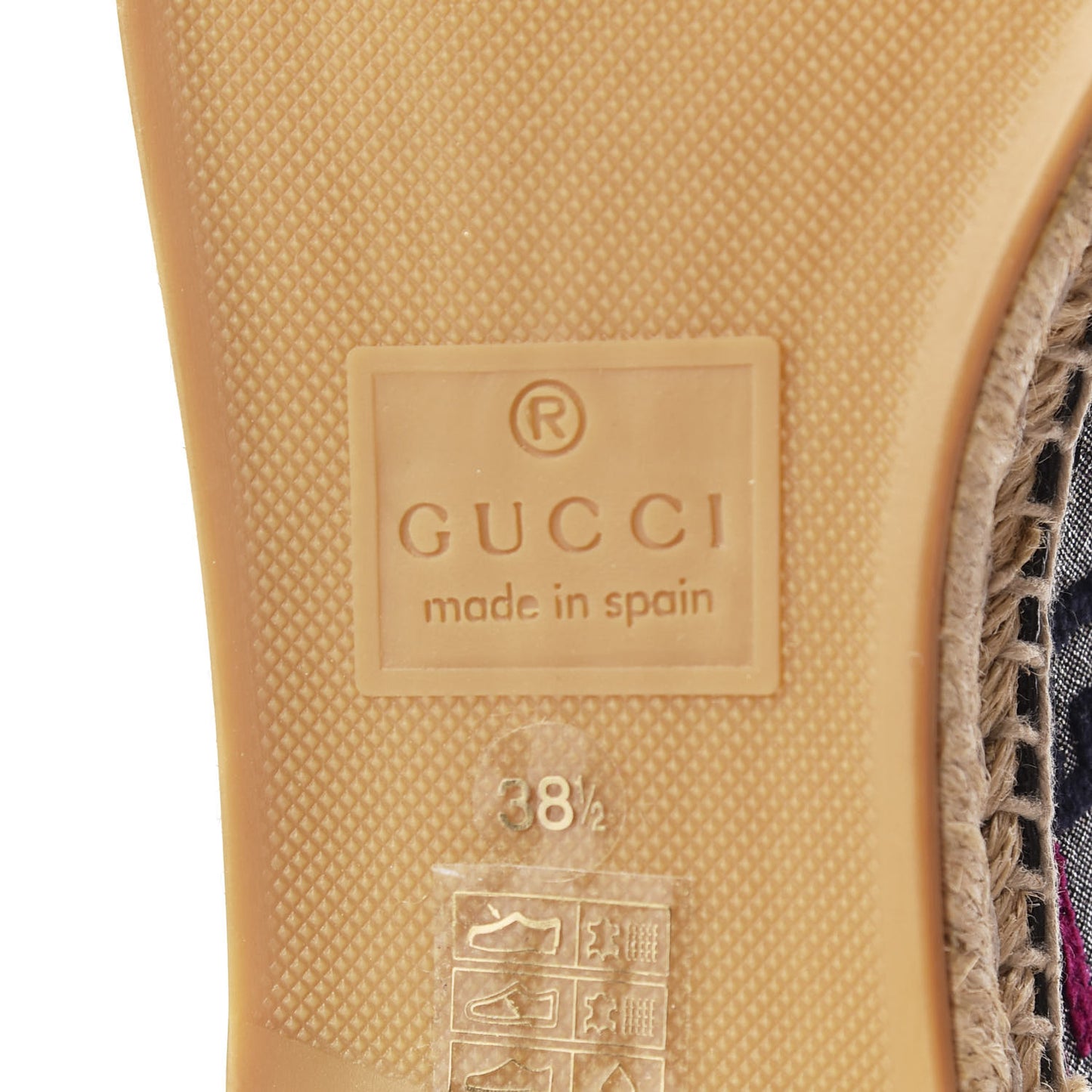 Velvet Lurex Square G Espadrilles 38.5 Silver Multicolor