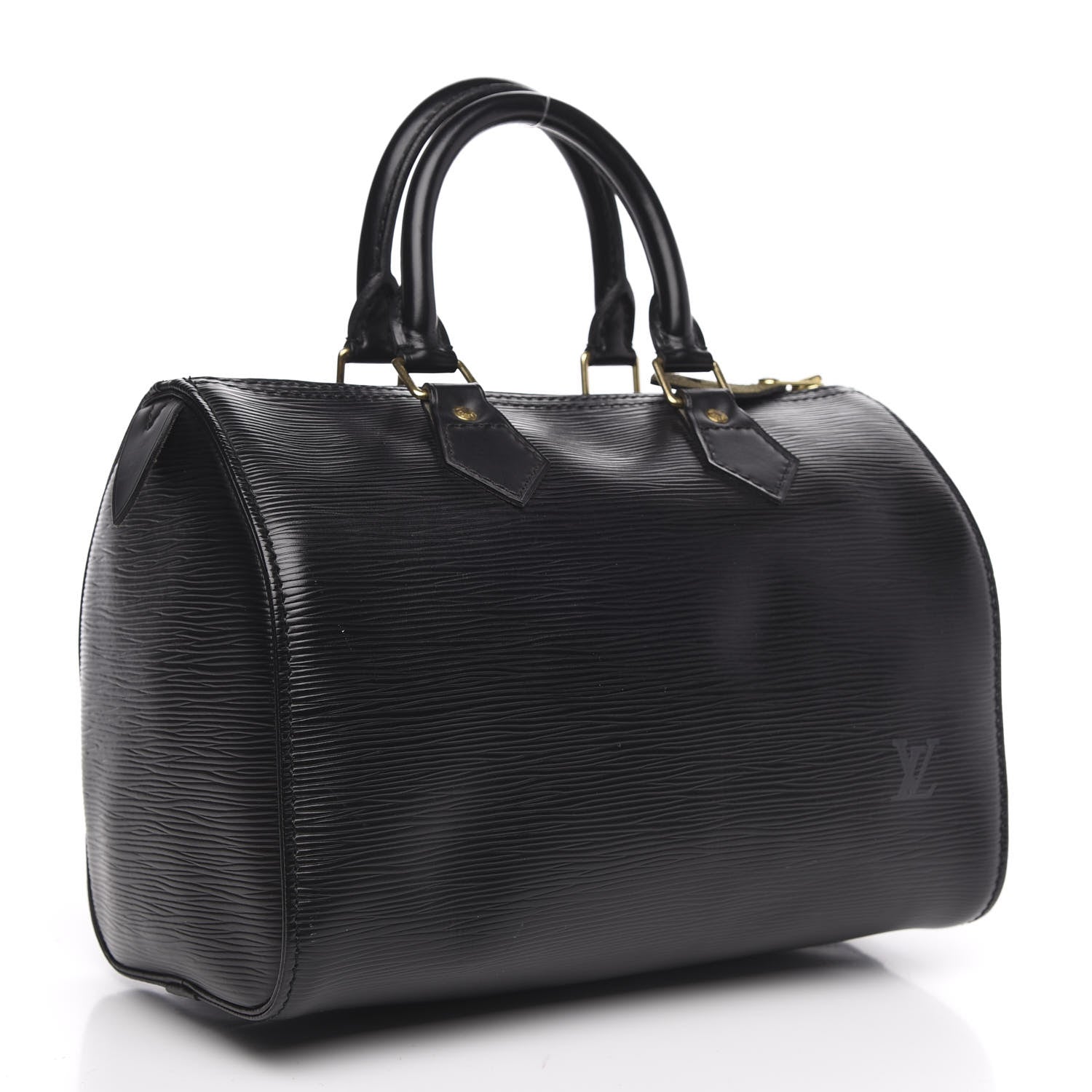 Louis Vuitton Epi Speedy 25 Black 3 of 11