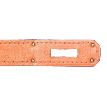 Hermes Swift Horseshoe Birkin 35 Orange 18 of 40