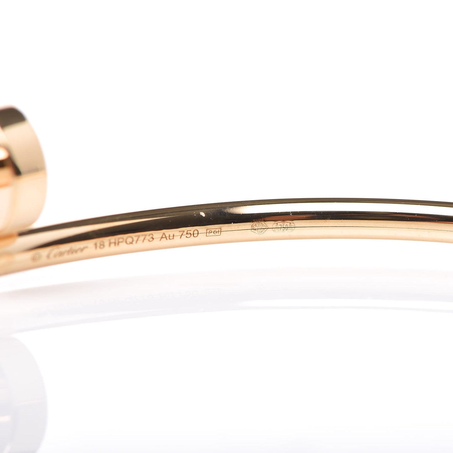 18K Yellow Gold Small Juste Un Clou Bracelet 18