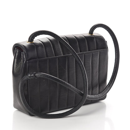Chanel Lambskin Vertical Quilted CC Flap Shoulder Bag Black 2 of 9
