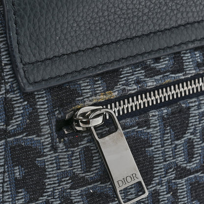 Christian Dior Oblique Saddle Messenger Pouch Blue 9 of 9