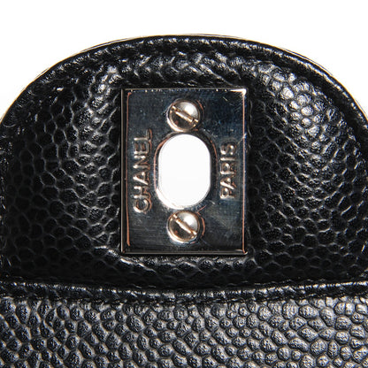 Chanel Caviar Quilted Medium Double Flap Black 6 of 8
