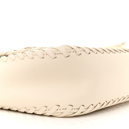 Fendi Vitello King Ceylon Woven Baguette White Ice 9 of 11