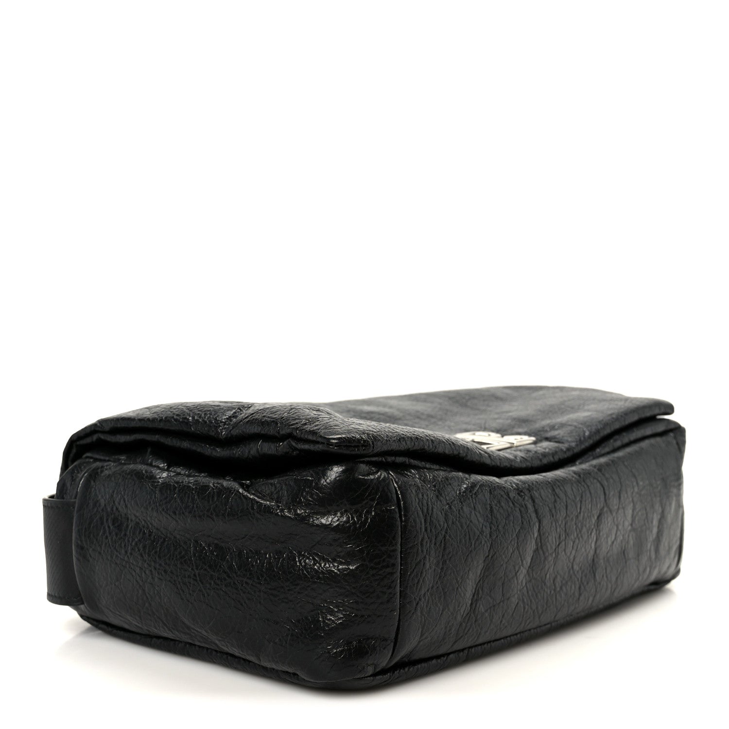 Balenciaga Arena Calfskin Small Monaco Flap Bag Black 4 of 10