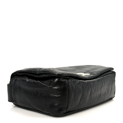 Balenciaga Arena Calfskin Small Monaco Flap Bag Black 4 of 10