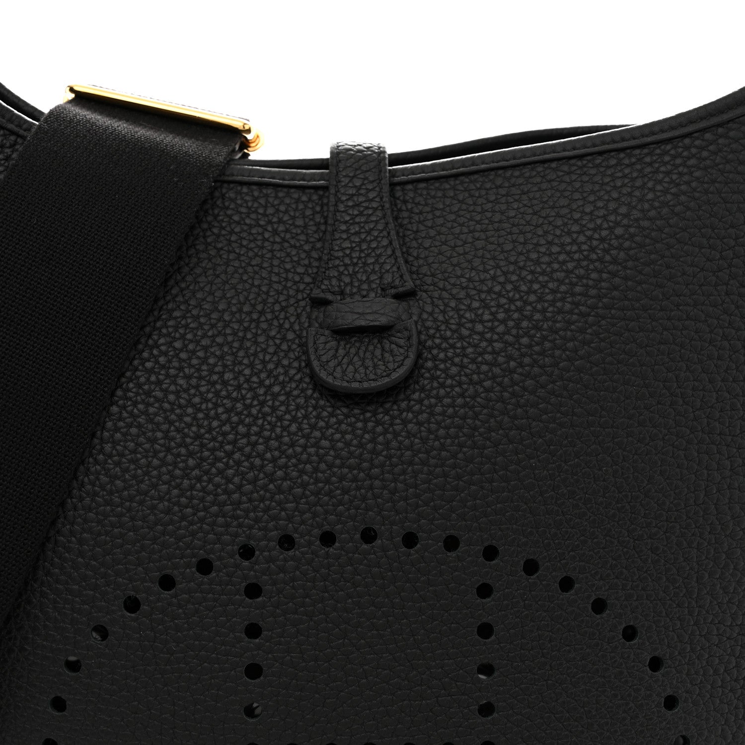 Hermes Taurillon Clemence Evelyne III PM Black 8 of 12