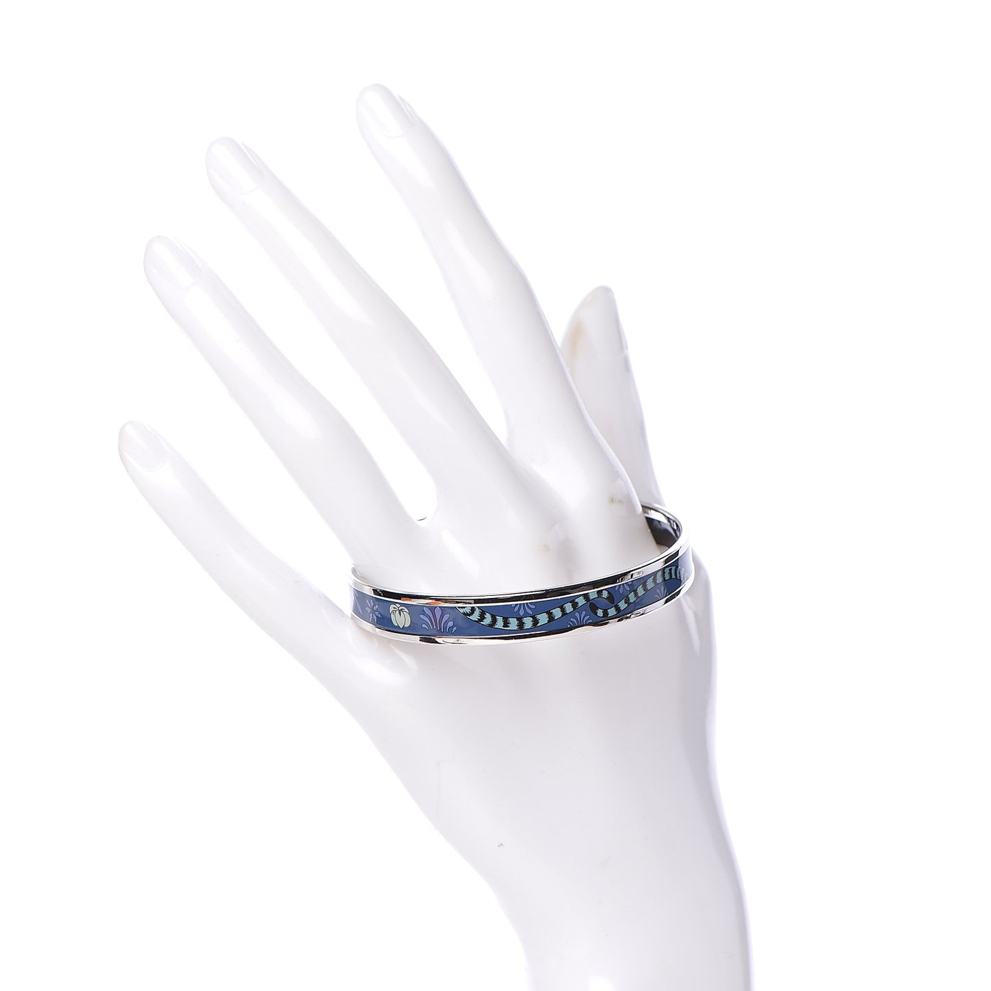 Enamel Printed Les Leopards Narrow Bracelet 65