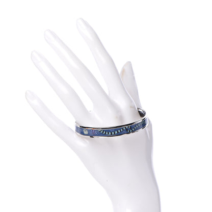 Hermes Enamel Printed Les Leopards Narrow Bracelet 65 2 of 6
