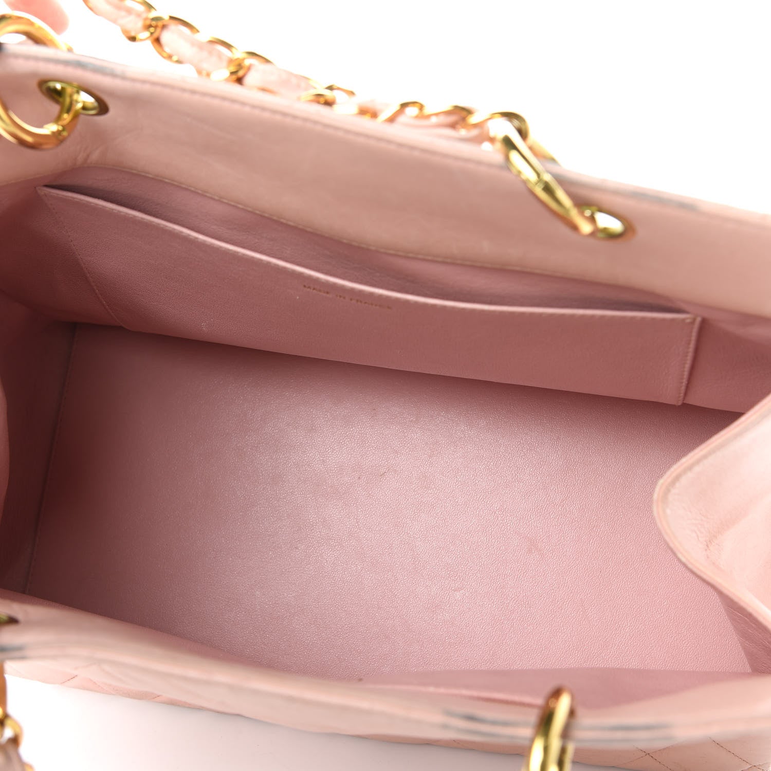 Chanel Lambskin Quilted Grand Shopping Tote GST Pink 5 of 18