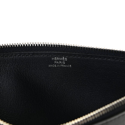 Hermes Swift Jige Duo Clutch Rose Pourpre Black 6 of 8