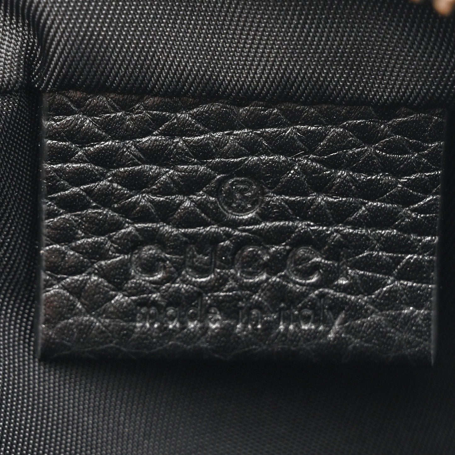 Pebbled Calfskin Mini Soho Disco Bag Black