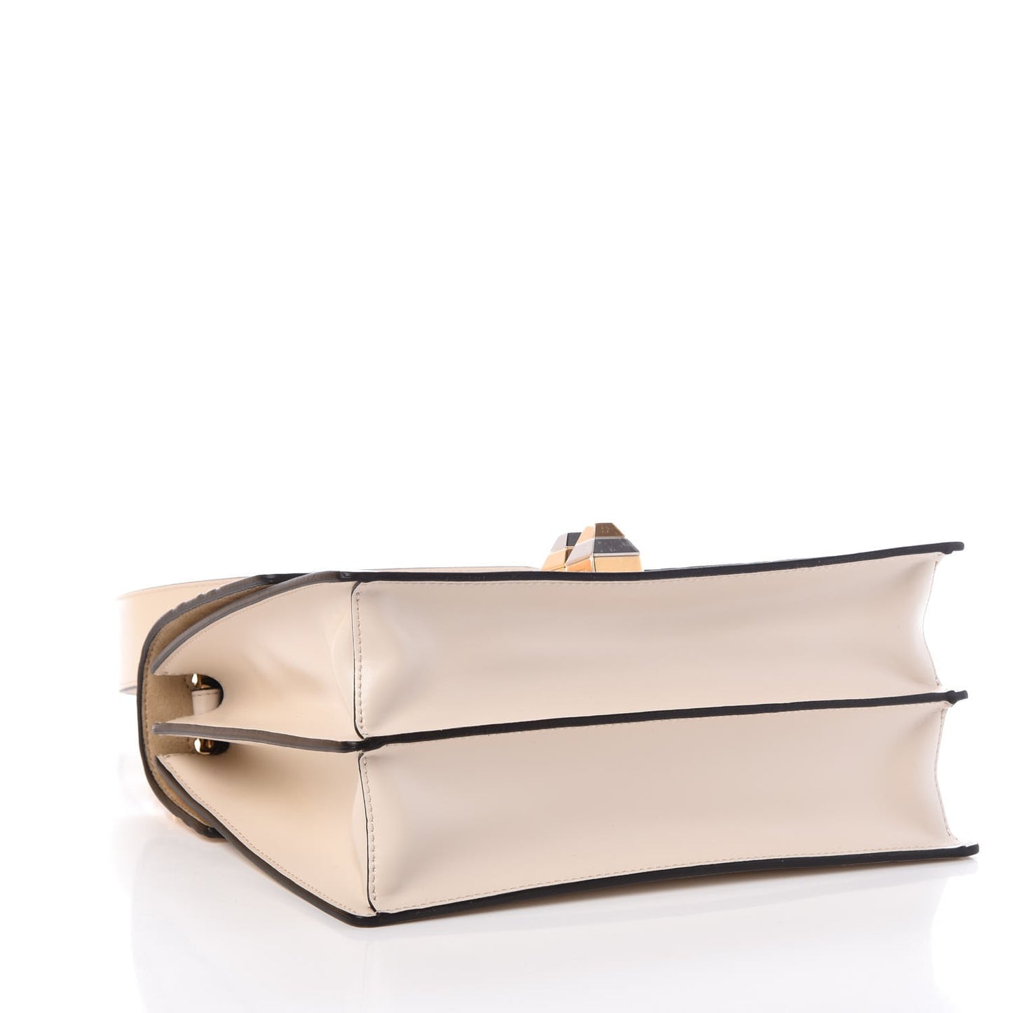 Vitello Liberty FF 1974 Embossed Kan I Shoulder Bag Camelia