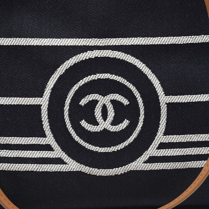 Chanel Denim Large Shopping Tote Black 10 of 10