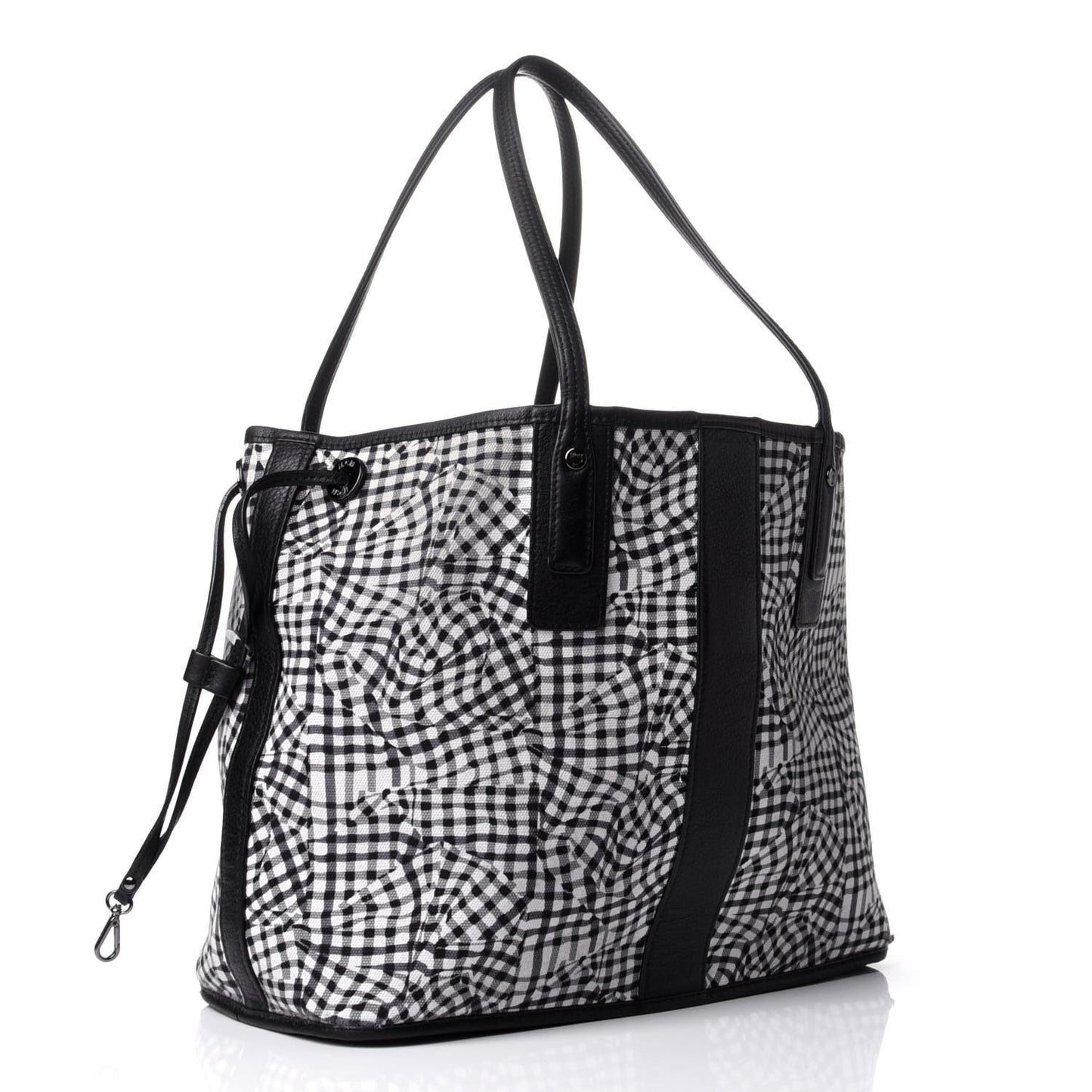 Visetos Medium Liz Reversible Shopper Tote Black