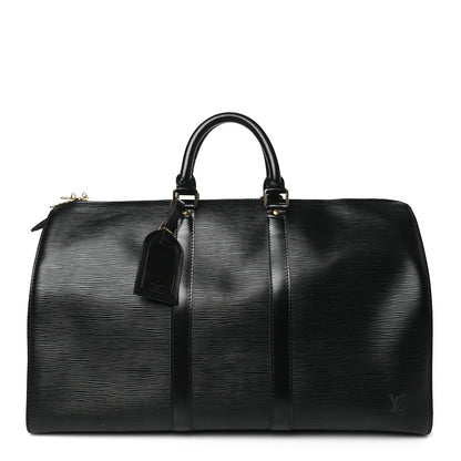 Louis Vuitton Epi Keepall 45 Black 1 of 8