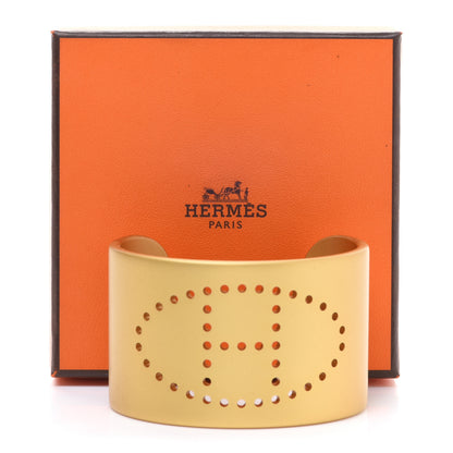Hermes Aluminium Evelyne Sunset Cuff Bracelet T3 Sable 5 of 5