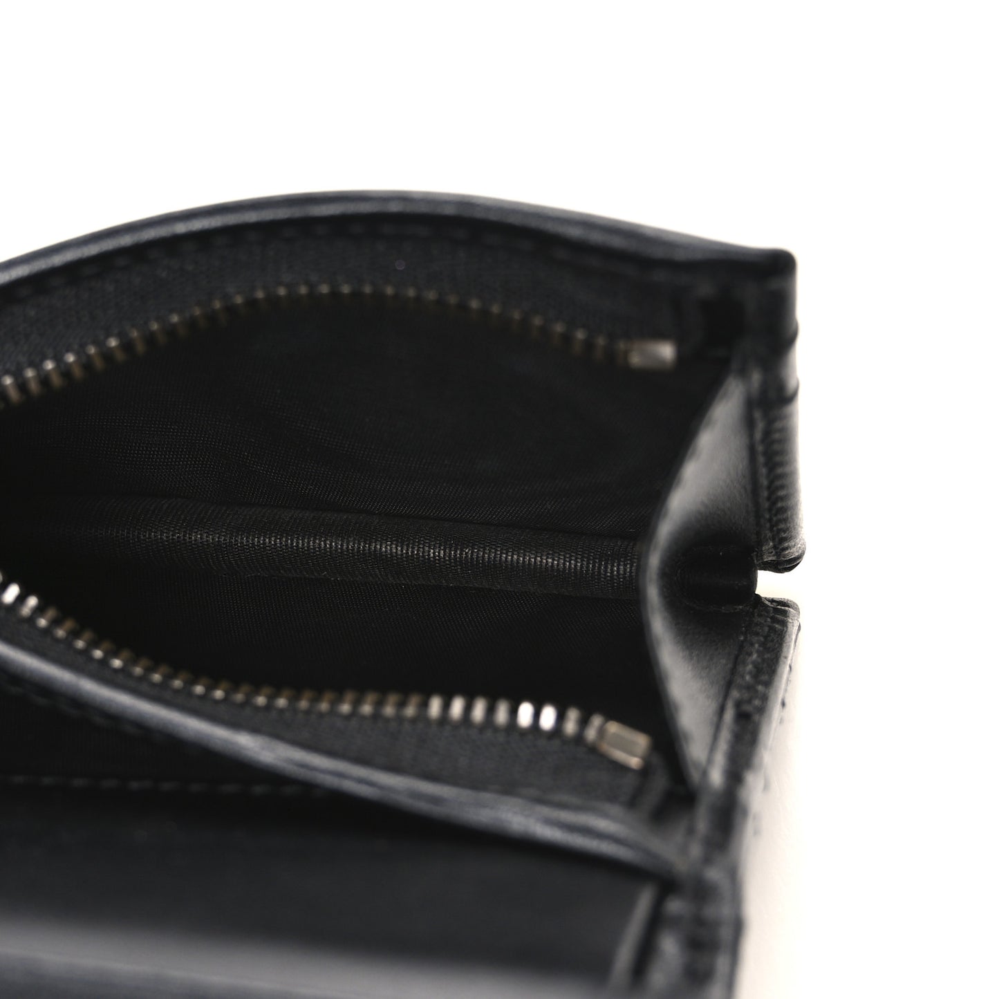 Calfskin Matelasse GG Marmont Card Case Wallet Black