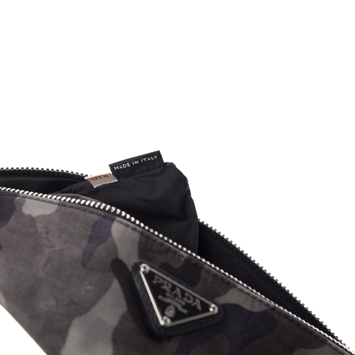 Tessuto Nylon Camouflage Flat Pouch Fumo