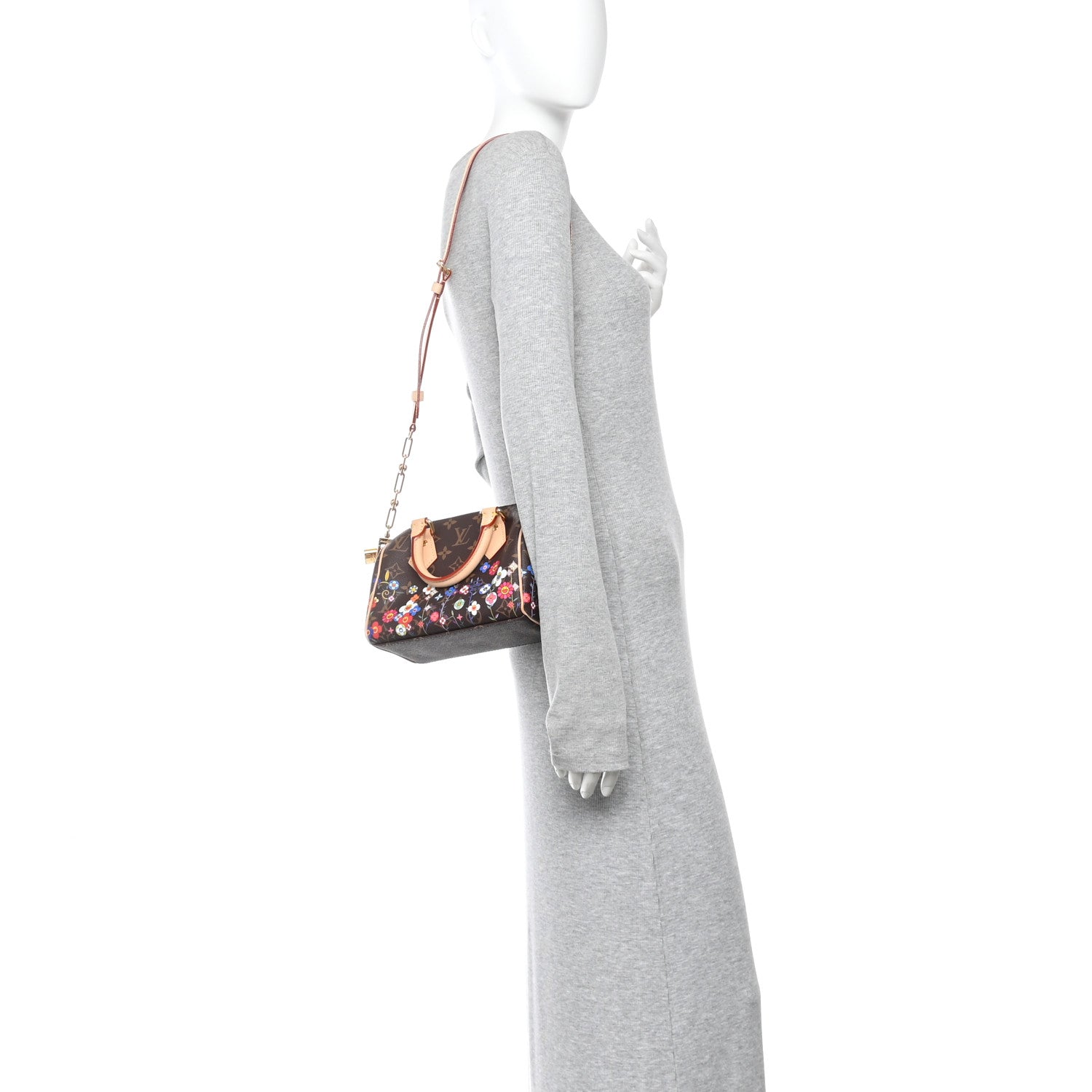 Louis Vuitton LV X TM Monogram Flowers Speedy Bandouliere 20 2 of 9