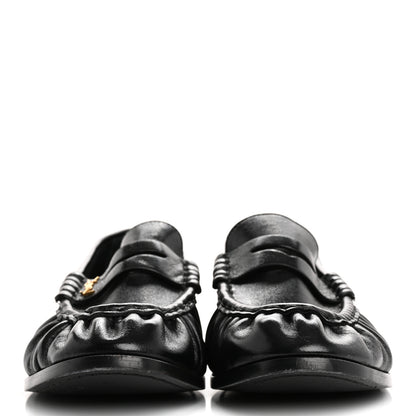 Saint Laurent Nappa Sugar Le Loafer 15 Penny Slippers 40.5 Black 3 of 10