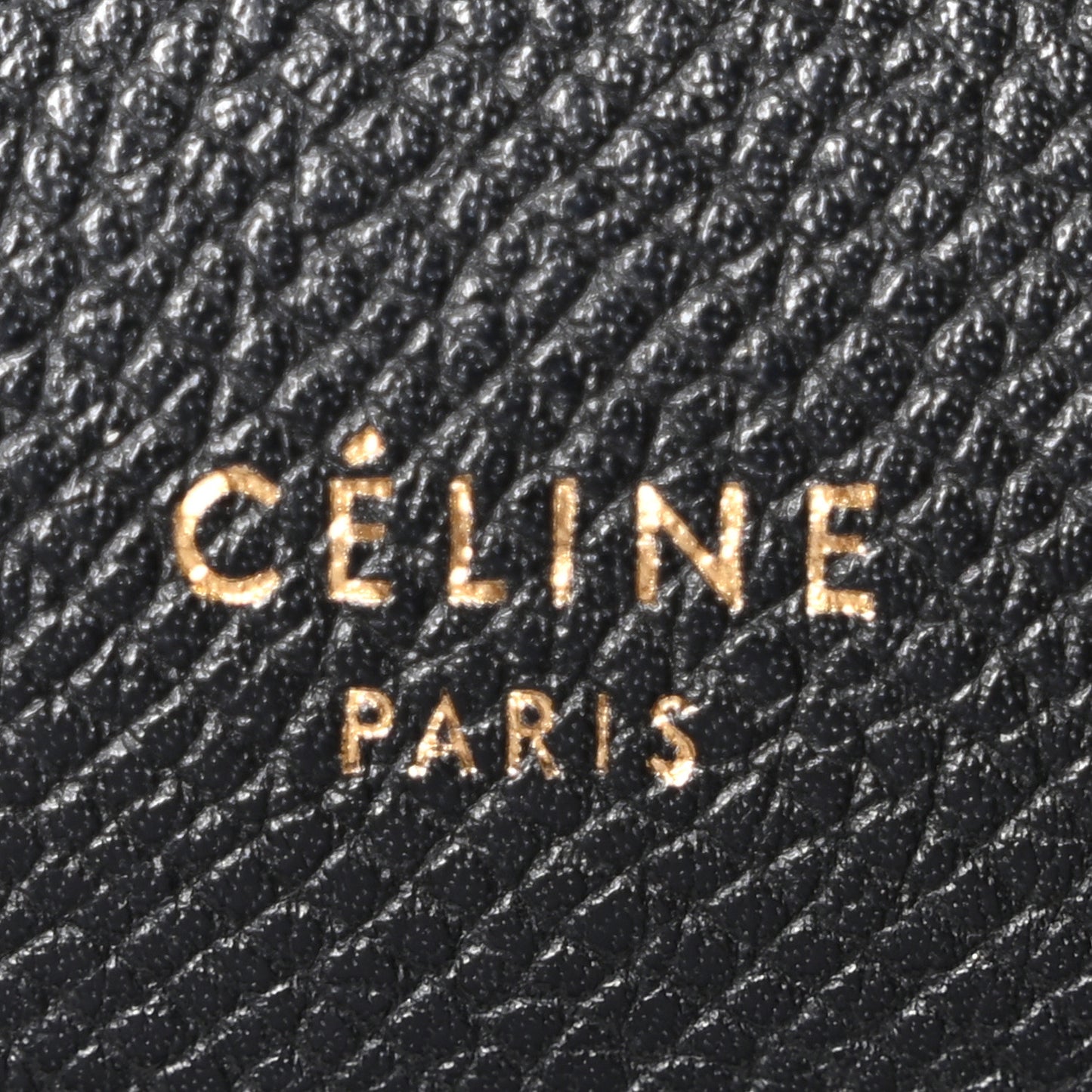Grained Calfskin Mini Belt Bag Black