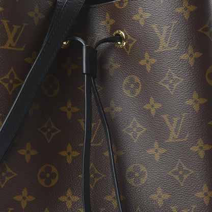 Louis Vuitton Monogram Neonoe MM Black 9 of 9