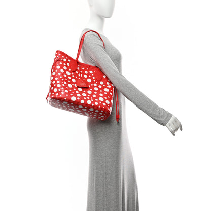 Louis Vuitton LV X YK Empreinte Infinity Dots Neverfull MM Rouge White 2 of 10