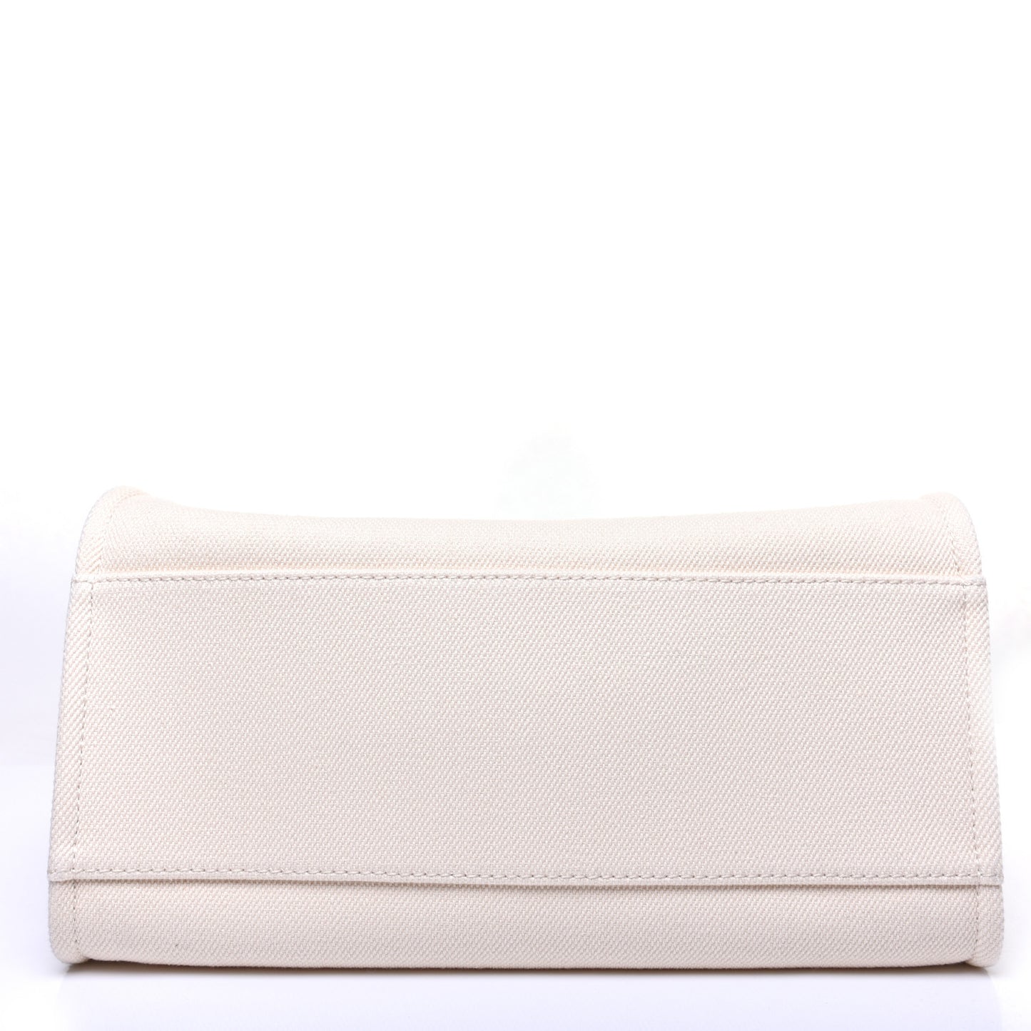 Canvas Pearl Medium Deauville Tote Ecru Beige