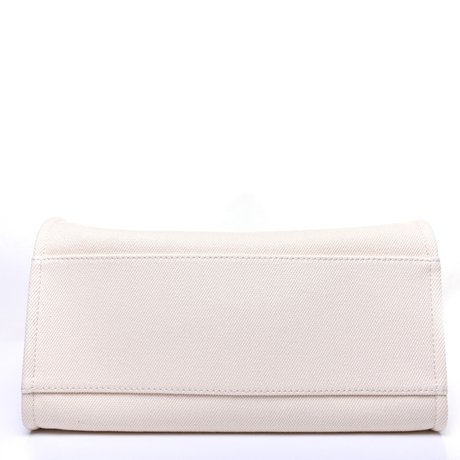 Chanel Canvas Pearl Medium Deauville Tote Ecru Beige 10 of 12