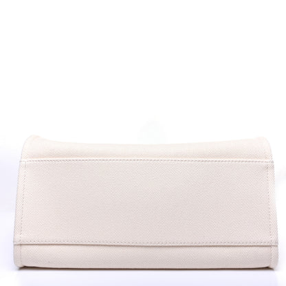 Chanel Canvas Pearl Medium Deauville Tote Ecru Beige 10 of 12