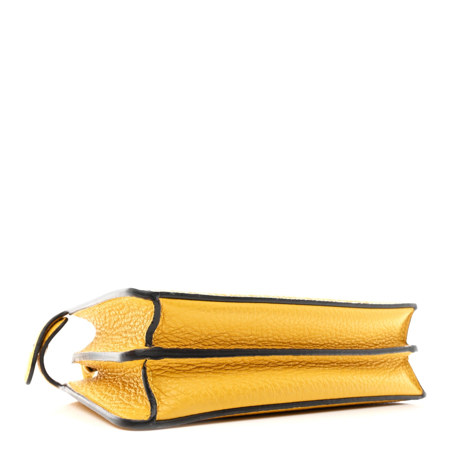 Cuoio Romano Vitello Cover Bi-Color Peekaboo I See U X Cross Satchel Sunflower Pietra Mimosa