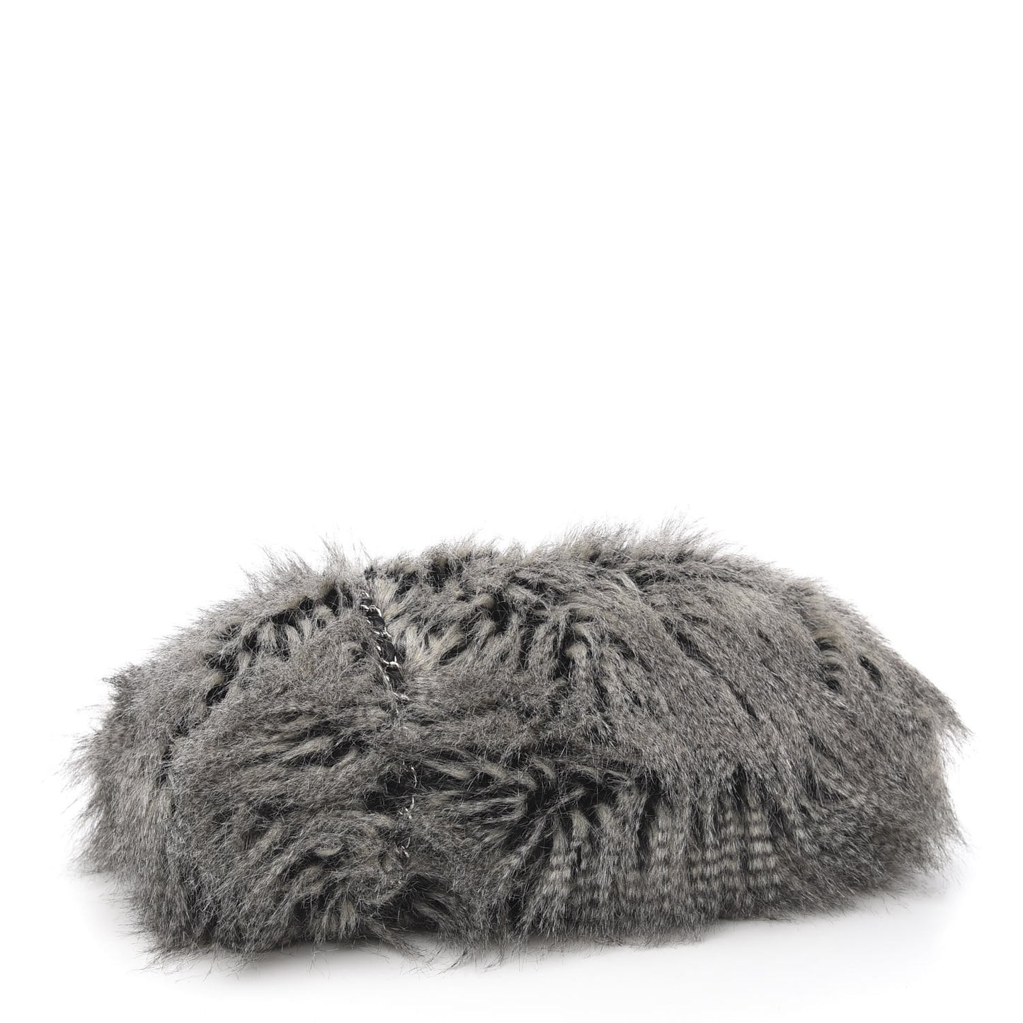 Arctic Fantasy Fur Large Tote Grey