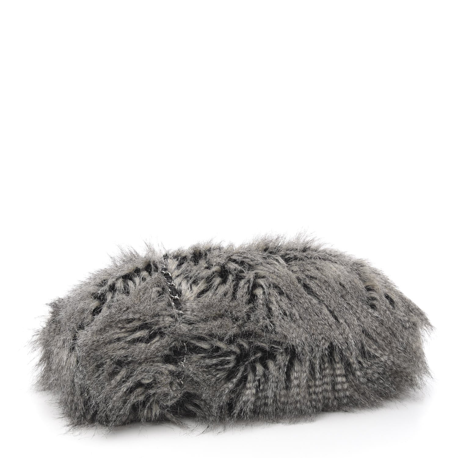 Chanel Arctic Fantasy Fur Large Tote Grey 3 of 9