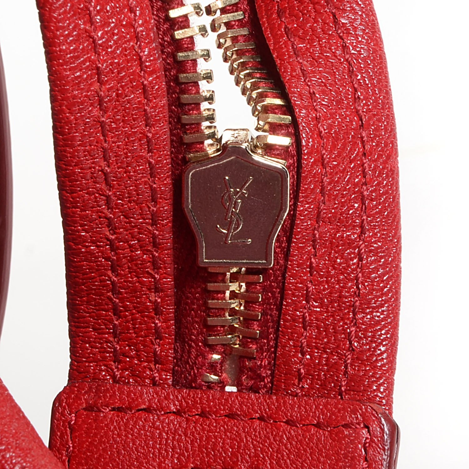 Saint Laurent Sheepskin Large Cabas ChYc Red 8 of 8