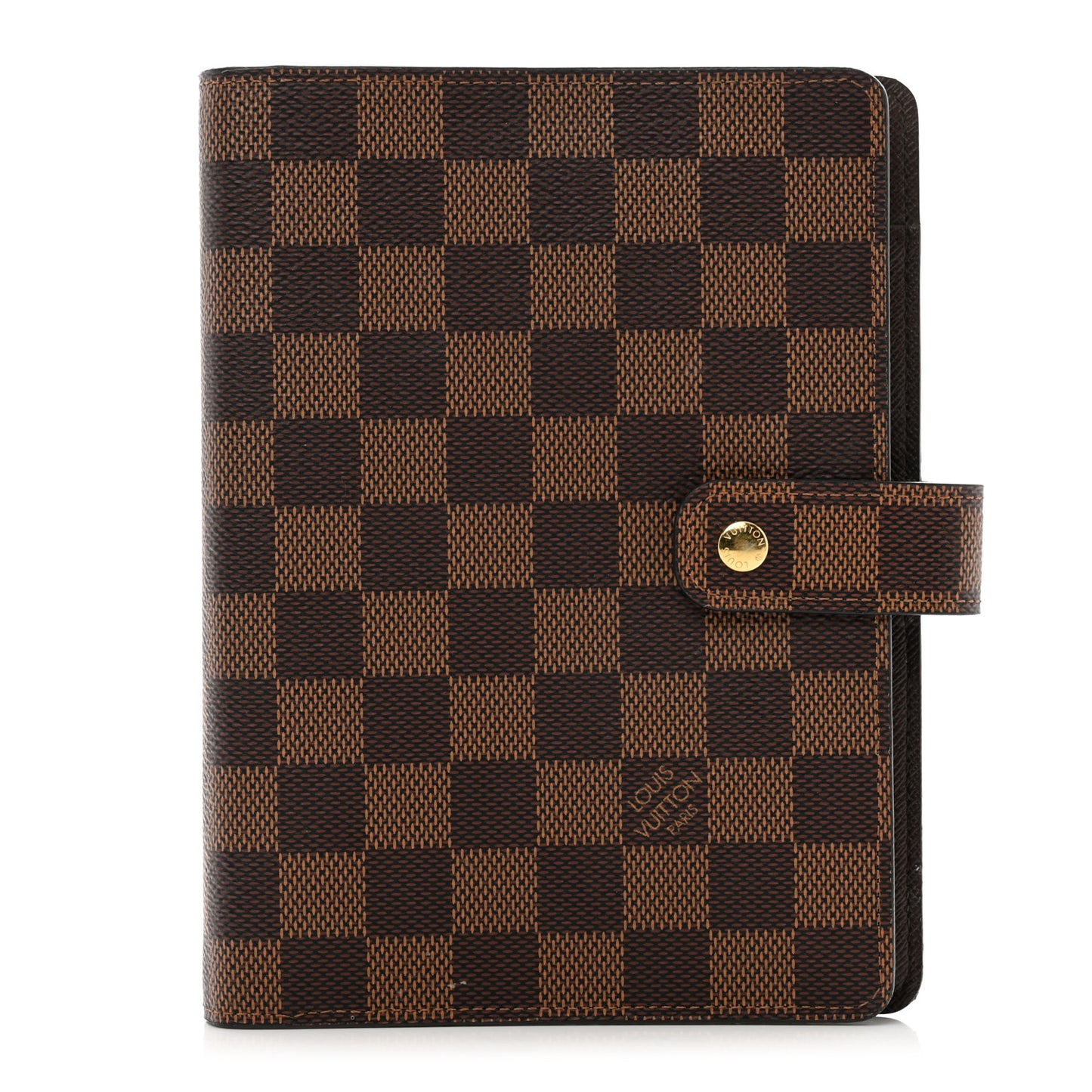 Damier Ebene Medium Ring Agenda Cover