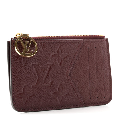 Louis Vuitton Empreinte Monogram Zipped Romy Card Holder Flamme 3 of 7
