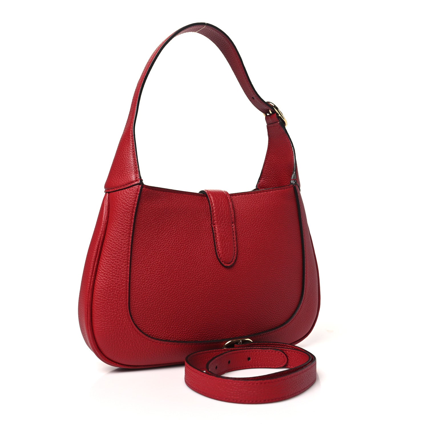 Gucci Ancora Calfskin Small Jackie 1961 Hobo Red 3 of 10