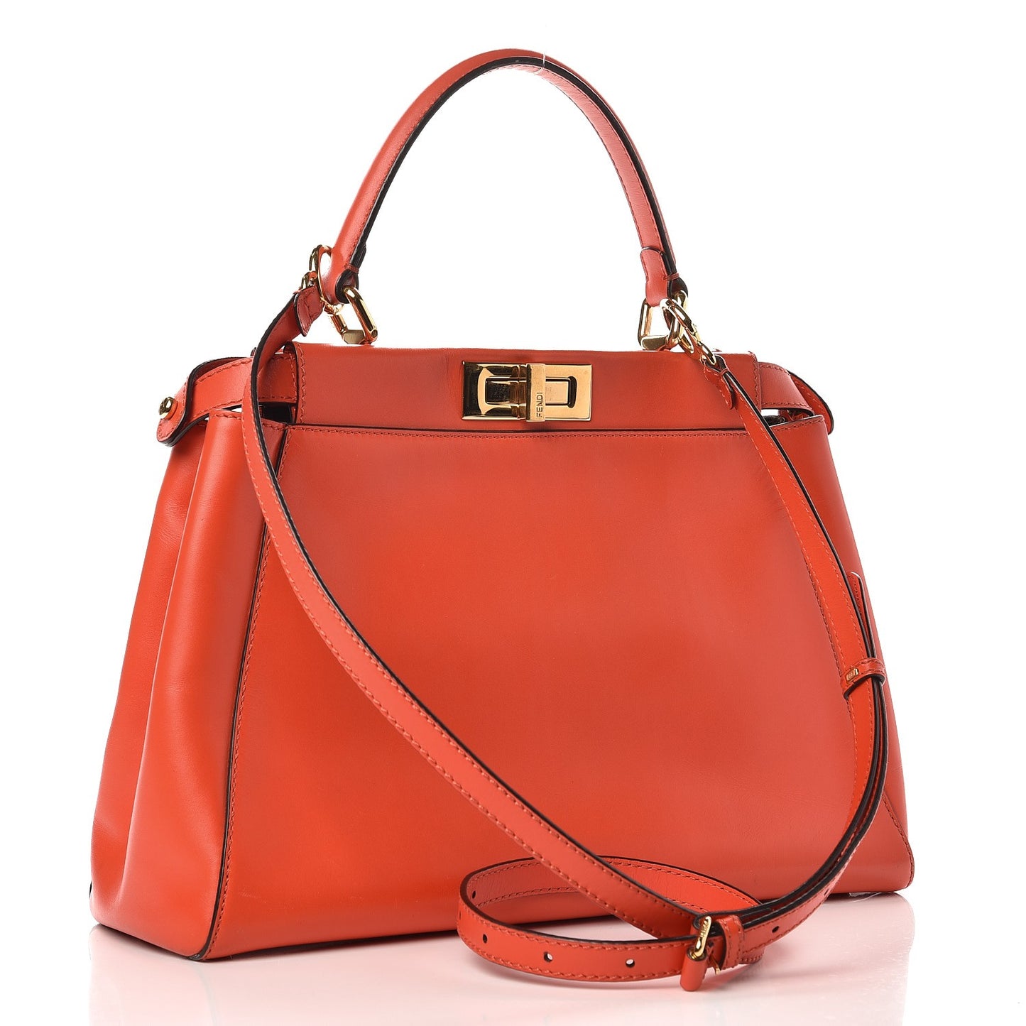 Vitello Morgan Fabric Jacquard Pequin Medium Peekaboo Iconic Satchel Papavero Tobacco Black