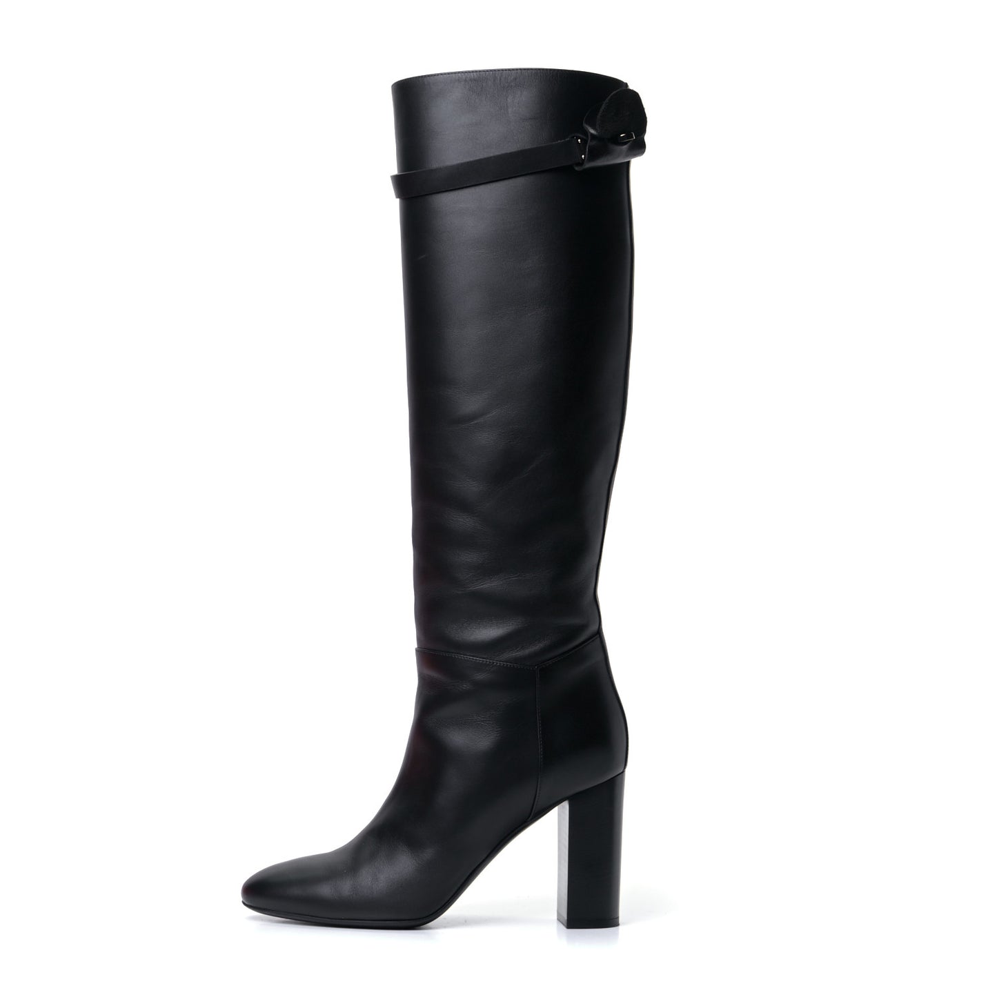 Heritage Calfskin Story Boots 40 Black